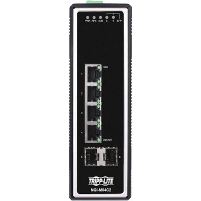 Tripp Lite NGI-M04C2 Managed 4-Port Gigabit Ethernet Switch - Schwarz Tripp Lite NGI-M04C2 Managed 4-Port Gigabit Ethernet Switch - Schwarz