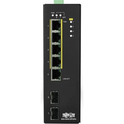 Tripp Lite NGI-S05C2POE4 Managed Gigabit Ethernet PoE Switch Tripp Lite NGI-S05C2POE4 Managed Gigabit Ethernet PoE Switch