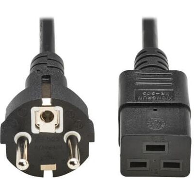 Eaton P050-2P5M-EU Cable de alimentación - 2.5m, CEE7/7 a IEC C19 Eaton P050-2P5M-EU Cable de alimentación - 2.5m, CEE7/7 a IEC C19