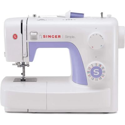 Singer 3232 - Wit, Paars - Naaimachine Singer 3232 - Wit, Paars - Naaimachine