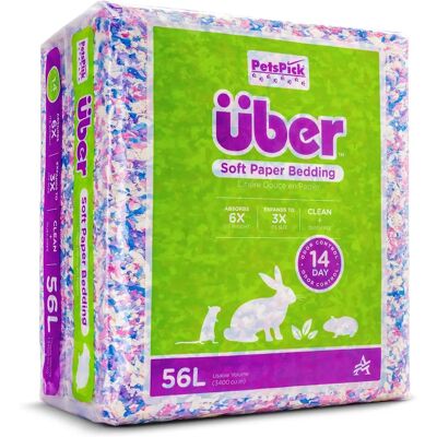 Über Weiche Papierbettwäsche 56l Confetti - Einstreu Über Weiche Papierbettwäsche 56l Confetti - Einstreu