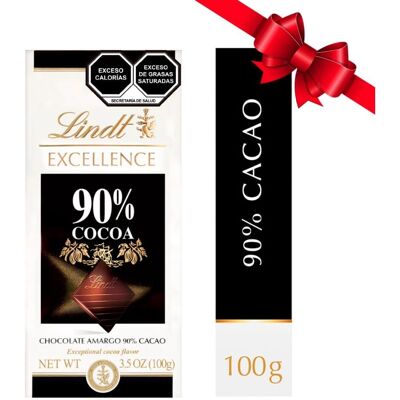 Lindt 90% Cocoa Dark Chocolate Bar - Dark Lindt 90% Cocoa Dark Chocolate Bar - Dark
