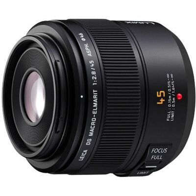 Panasonic Leica 45mm f/2.8 Macro Camera Lens Panasonic Leica 45mm f/2.8 Macro Camera Lens