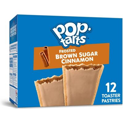 Kellogg's Pop-tarts Glaçage Sucré à la Cannelle et au Sucre Brun - Pâtisserie - Publicité Kellogg's Pop-tarts Glaçage Sucré à la Cannelle et au Sucre Brun - Pâtisserie - Publicité