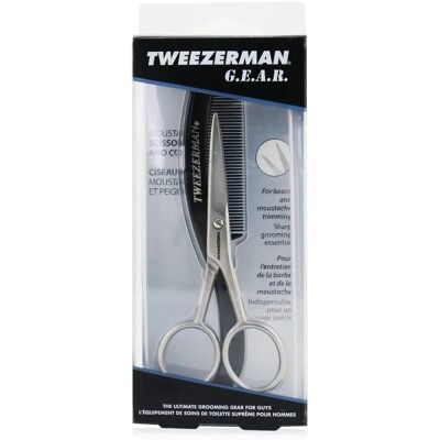 Tweezerman Snor- en Baardschaar & Kamset Tweezerman Snor- en Baardschaar & Kamset