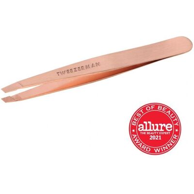 Pinzas en ángulo Tweezerman dorado rosa Pinzas en ángulo Tweezerman dorado rosa
