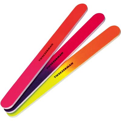 Tweezerman - Neon Hot - Assortiti - 3 Pezzi - Nail File Tweezerman - Neon Hot - Assortiti - 3 Pezzi - Nail File