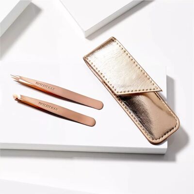 Tweezerman Petite Tweeze Set rose gold Tweezerman Petite Tweeze Set rose gold