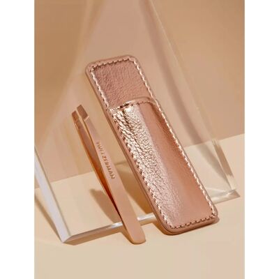 Tweezerman Mini Zange mit goldener Tasche (1 Stück) Tweezerman Mini Zange mit goldener Tasche (1 Stück)