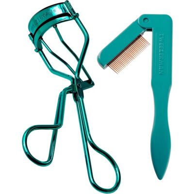 Tweezerman Turquoise Wimperset - Wimperkruller & Kam Tweezerman Turquoise Wimperset - Wimperkruller & Kam