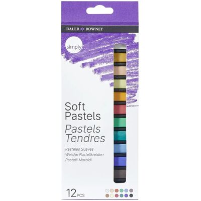 Daler-Rowney Simply Soft Pastels - Pastely - Různé Barvy Daler-Rowney Simply Soft Pastels - Pastely - Různé Barvy