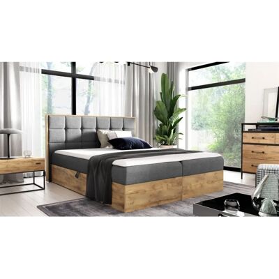 Fun Moebel - KALYPSO - Grau - Boxspring bed Fun Moebel - KALYPSO - Grau - Boxspring bed