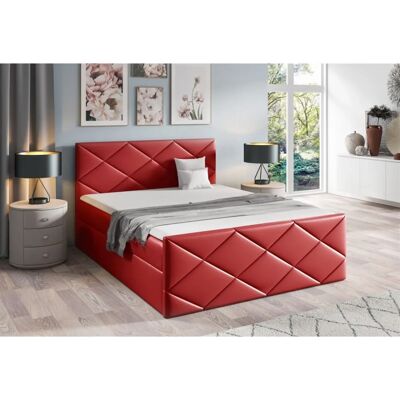 Fun Moebel - KOSMOS - 140x200 - Kunstleder - Boxspring Fun Moebel - KOSMOS - 140x200 - Kunstleder - Boxspring