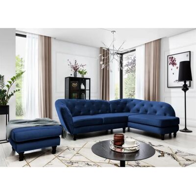 Fun Moebel - CHARLOTTE - Dunkelblau - Sofa Fun Moebel - CHARLOTTE - Dunkelblau - Sofa