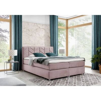 Fun-Möbel - BARTOLO DELUX - Altrosa - 160x200cm - Boxspringbett Fun-Möbel - BARTOLO DELUX - Altrosa - 160x200cm - Boxspringbett