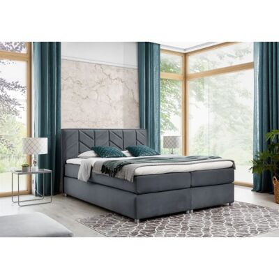 Fun-Möbel - BARTOLO DELUX - Anthrazit - Boxspring bed Fun-Möbel - BARTOLO DELUX - Anthrazit - Boxspring bed
