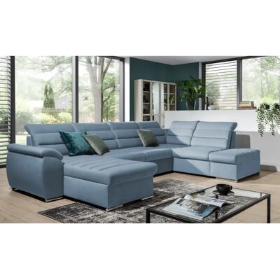 Fun Möbel - PASCARA - Hellblau - Schlafsofa Fun Möbel - PASCARA - Hellblau - Schlafsofa