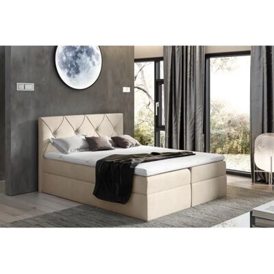 Fun Moebel - LEWIS - 120x200 cm - 2 Bettkästen - Boxspringbett Fun Moebel - LEWIS - 120x200 cm - 2 Bettkästen - Boxspringbett