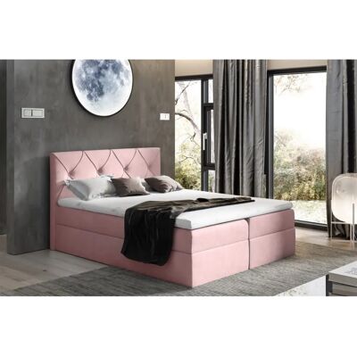 Fun Moebel - LEWIS - 160x200 cm - 2 Bettkästen - Boxspringbett Fun Moebel - LEWIS - 160x200 cm - 2 Bettkästen - Boxspringbett