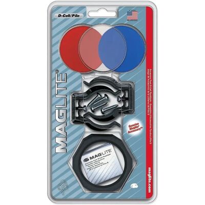 Maglite D-Cell Flashlight Accessory Kit - Lens, Holder & Brackets Maglite D-Cell Flashlight Accessory Kit - Lens, Holder & Brackets