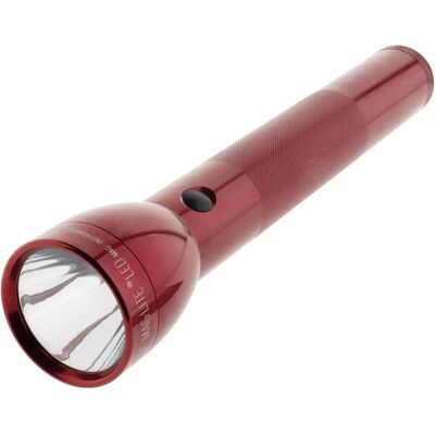 Lanterna LED Maglite ML300L Vermelha - 3 pilhas D, 24cm Lanterna LED Maglite ML300L Vermelha - 3 pilhas D, 24cm