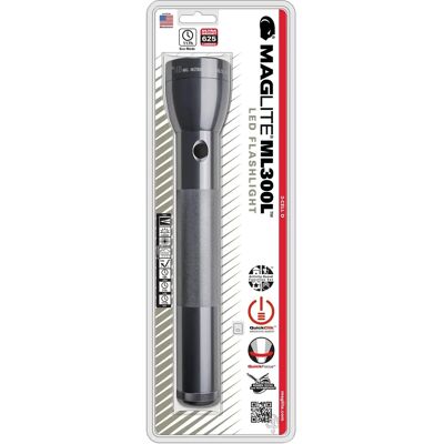Lanterna LED Maglite ML300L - 3 Pilhas D - Cinza Lanterna LED Maglite ML300L - 3 Pilhas D - Cinza