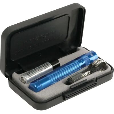 Lampe de poche Maglite Solitaire LED pour porte-clés - 37 lumens - 55m - Bleu - Publicité Lampe de poche Maglite Solitaire LED pour porte-clés - 37 lumens - 55m - Bleu - Publicité