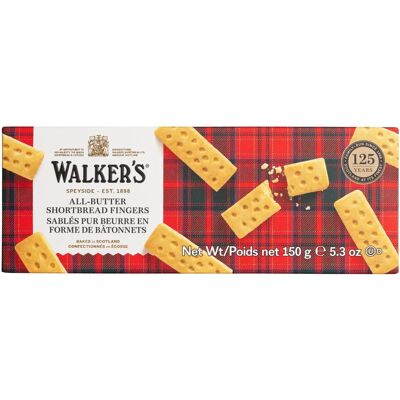 Walkers Shortbread Finger Classic - Biscuits au beurre - Publicité Walkers Shortbread Finger Classic - Biscuits au beurre - Publicité