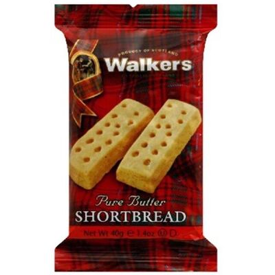 Walkers Shortbread Fingers - Shortbread Cookies - 24x1.4OZ Walkers Shortbread Fingers - Shortbread Cookies - 24x1.4OZ