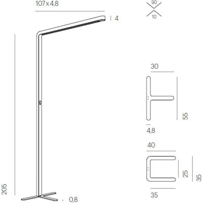 tobias grau Team Pro LED Stehleuchte - Für große Tische geeignet tobias grau Team Pro LED Stehleuchte - Für große Tische geeignet