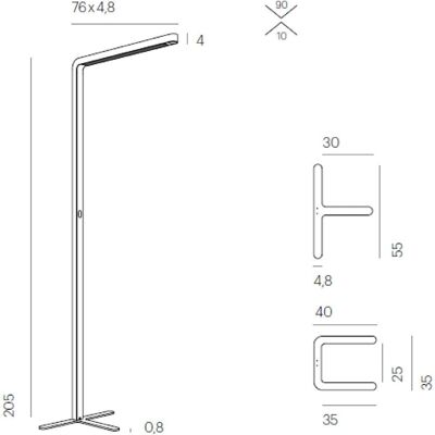 Tobias Grau Team Agile LED Stehleuchte - Schreibtischlampe Tobias Grau Team Agile LED Stehleuchte - Schreibtischlampe