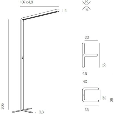 Tobias Grau Team Pro LED Stehleuchte - LED Stehleuchte Tobias Grau Team Pro LED Stehleuchte - LED Stehleuchte