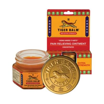 Tiger Balm - Red Extra Strength Pain Relieving Ointment - 0.63 oz (18 g) - Pain Relieving Ointment Tiger Balm - Red Extra Strength Pain Relieving Ointment - 0.63 oz (18 g) - Pain Relieving Ointment