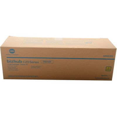Konica Minolta TN318Y - Toner Giallo - 8000 Pagine - Serie C20 Konica Minolta TN318Y - Toner Giallo - 8000 Pagine - Serie C20