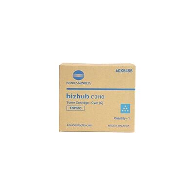 Konica Minolta TNP-51C Cyan Toner - Tonerpatrone für Bizhub C3110 Konica Minolta TNP-51C Cyan Toner - Tonerpatrone für Bizhub C3110