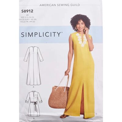 Simplicity Misses' Jurkpatroon S8912 - Naaipatroon Simplicity Misses' Jurkpatroon S8912 - Naaipatroon