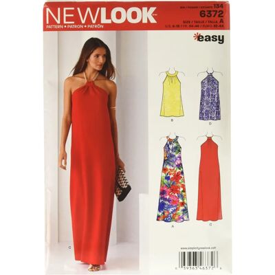 New Look Modell 6372 - Klänningsmönster - Flerfärgad New Look Modell 6372 - Klänningsmönster - Flerfärgad