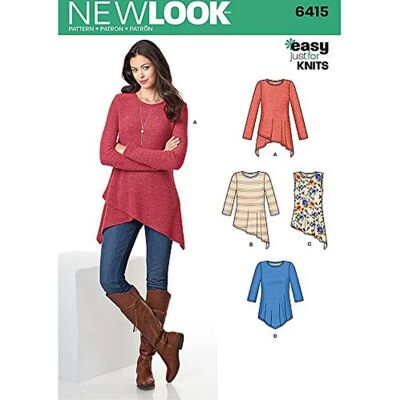 New Look 6415 - Tunique en tricot - Modèle facile New Look 6415 - Tunique en tricot - Modèle facile