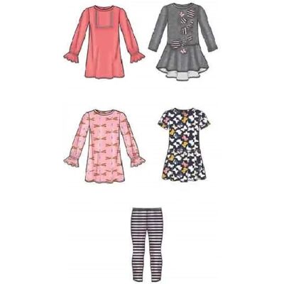 New Look Patron 6538 - Ensemble pour fillette - Easy Sewing Pattern - Publicité New Look Patron 6538 - Ensemble pour fillette - Easy Sewing Pattern - Publicité