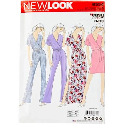 New Look Pattern 6554 - Sewing Pattern New Look Pattern 6554 - Sewing Pattern