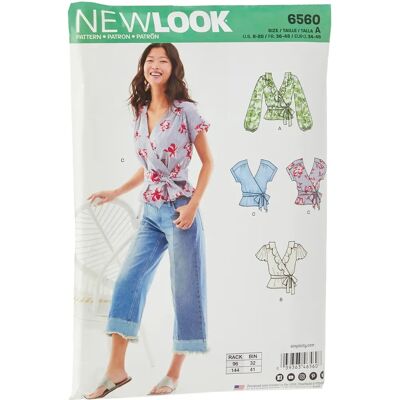 New Look 6560 Symönster - Klänning med volanger New Look 6560 Symönster - Klänning med volanger