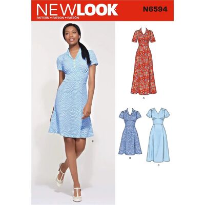 New Look Paper Sewing Pattern 6594 - Sewing Pattern New Look Paper Sewing Pattern 6594 - Sewing Pattern