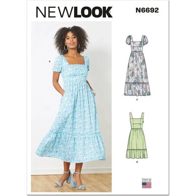 New Look N6692 Robes pour Femmes - Patron de Couture - Publicité New Look N6692 Robes pour Femmes - Patron de Couture - Publicité