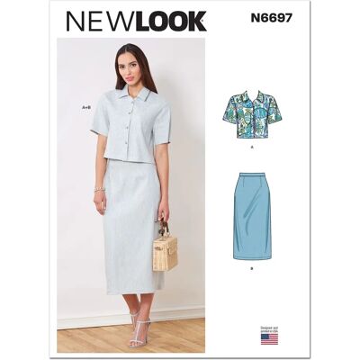 New Look 6697 Pattern - Dress & Skirt - Sewing Pattern New Look 6697 Pattern - Dress & Skirt - Sewing Pattern