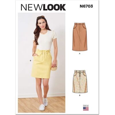 Patron de couture en papier New Look 6703 - Patron de couture - Publicité Patron de couture en papier New Look 6703 - Patron de couture - Publicité