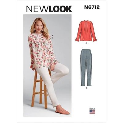 Patron de couture papier New Look 6712 - Patron de couture - Publicité Patron de couture papier New Look 6712 - Patron de couture - Publicité
