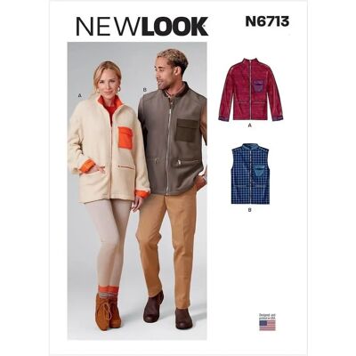Modèle de couture en papier New Look 6713 - Patron Modèle de couture en papier New Look 6713 - Patron