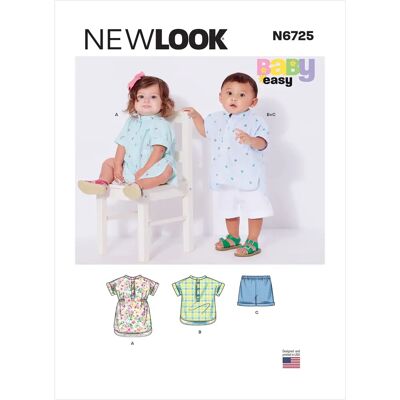 Patron de couture en papier New Look 6725 - Patron - Publicité Patron de couture en papier New Look 6725 - Patron - Publicité