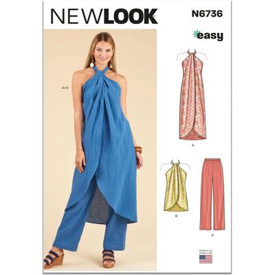 New Look Paper Sewing Pattern 6736 - Sewing Pattern New Look Paper Sewing Pattern 6736 - Sewing Pattern