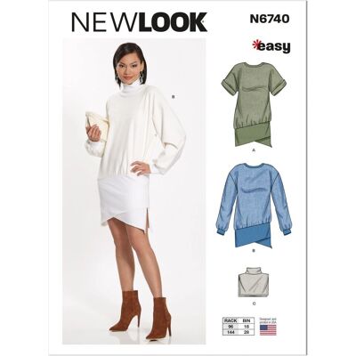 New Look Modèle 6740 - Patron de robe - Publicité New Look Modèle 6740 - Patron de robe - Publicité